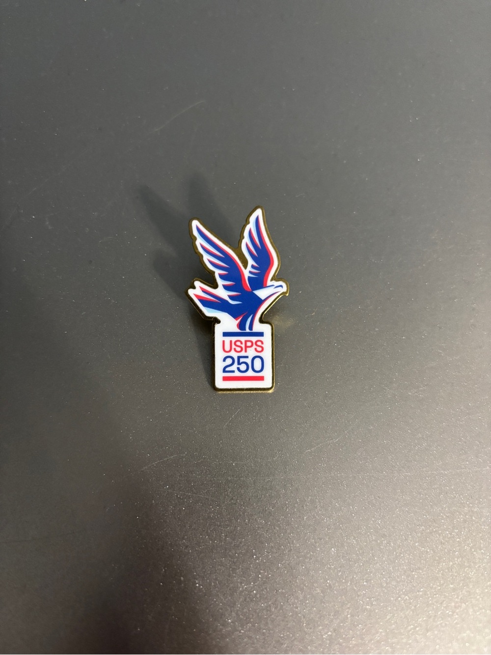 250 Anniversary USPS Eagle Pin - Blue/Red/White